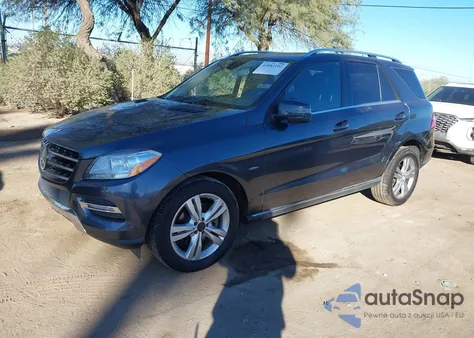 2012 Mercedes-Benz Ml 350 4Matic z USA, uszkodzony, nr VIN 4JGDA5HB3CA044036